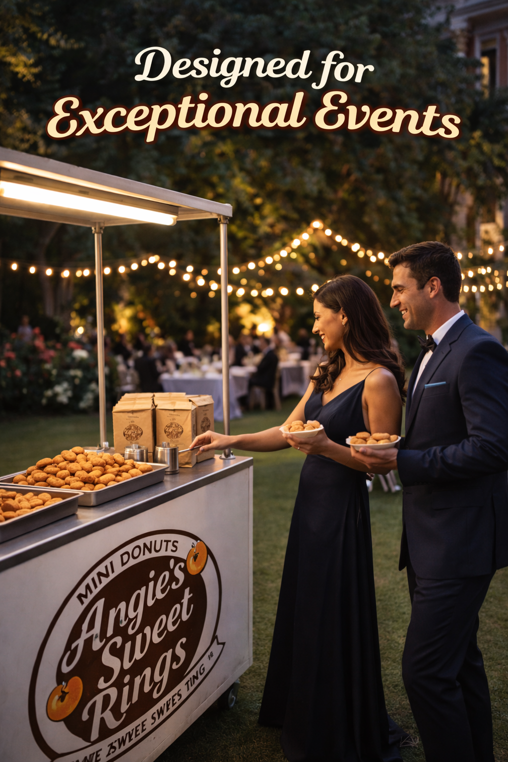 formal event with a donuts served