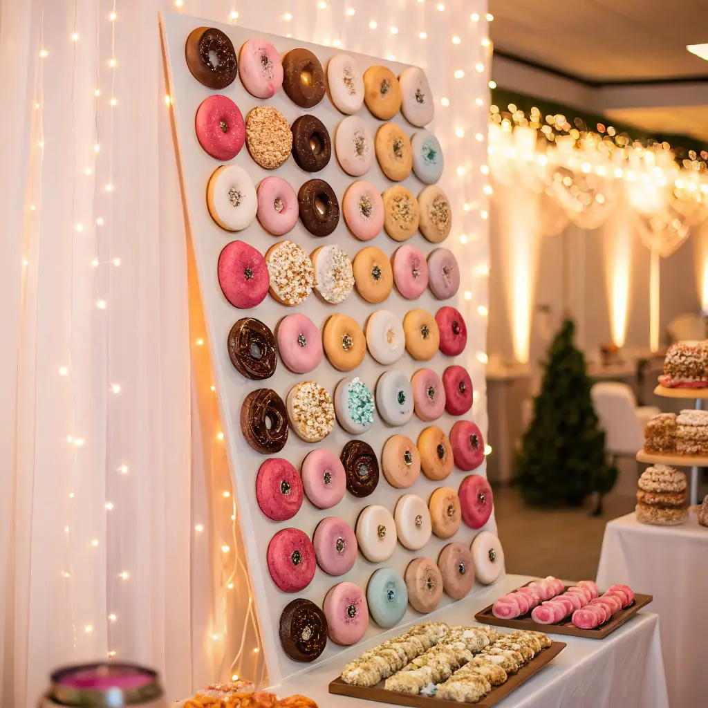 donut wall at event